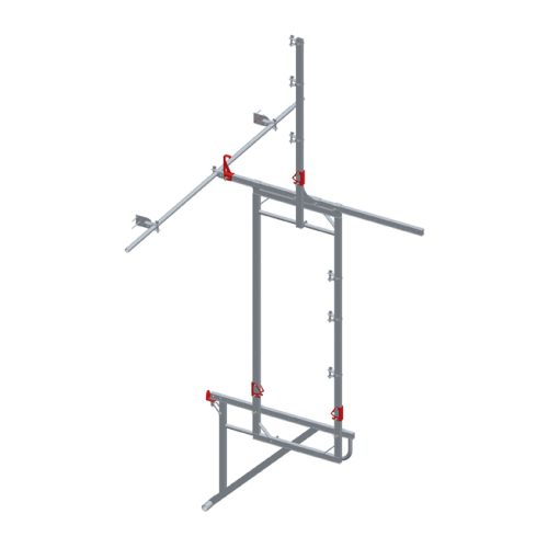 OSSMAN® roof scaffolding with dormer attachment